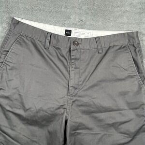 RVCA Week-End Americana Chino Shorts Mens 38 Charcoal Gray Heavy Duty Outdoors